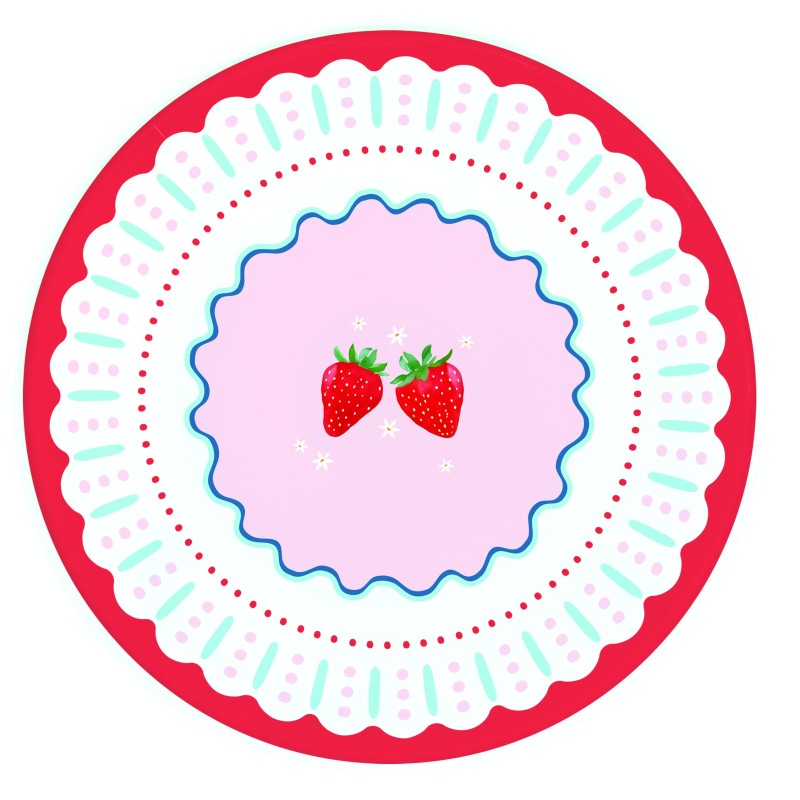 Piatto torta Ø 32 cm in color box - Fruitmania - Easy Life