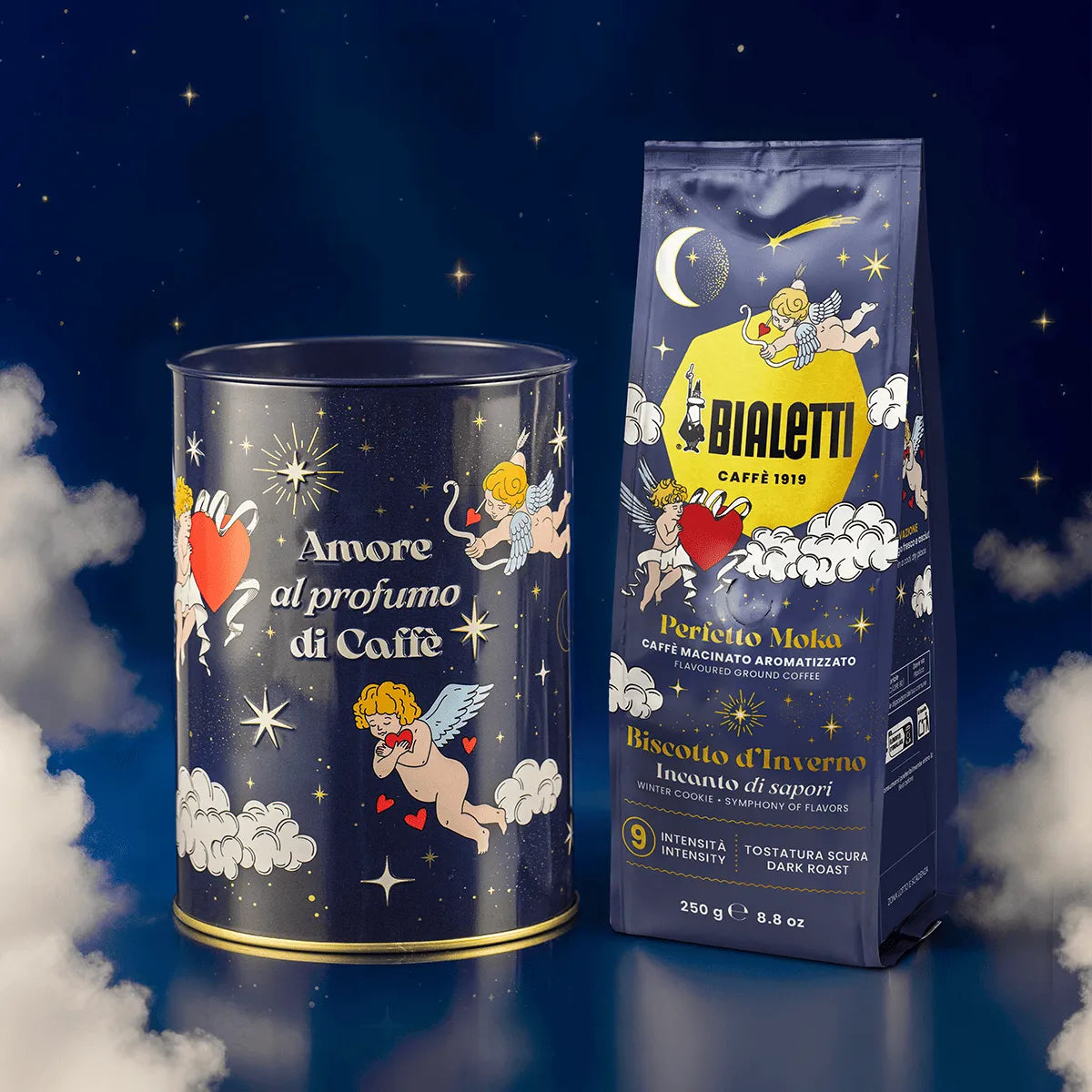 Barattolo di Latta + Perfetto MOKA al Biscotto d'inverno - Bialetti