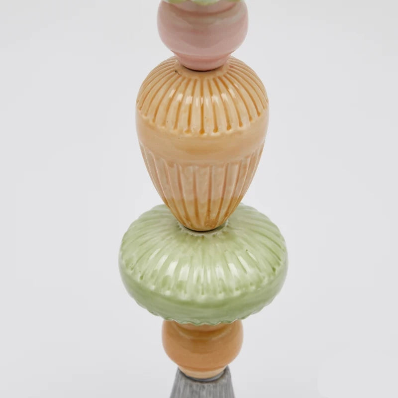 Portacandela Colormix H 37 Cm D 13 Cm Metallo Multicolor - EDG