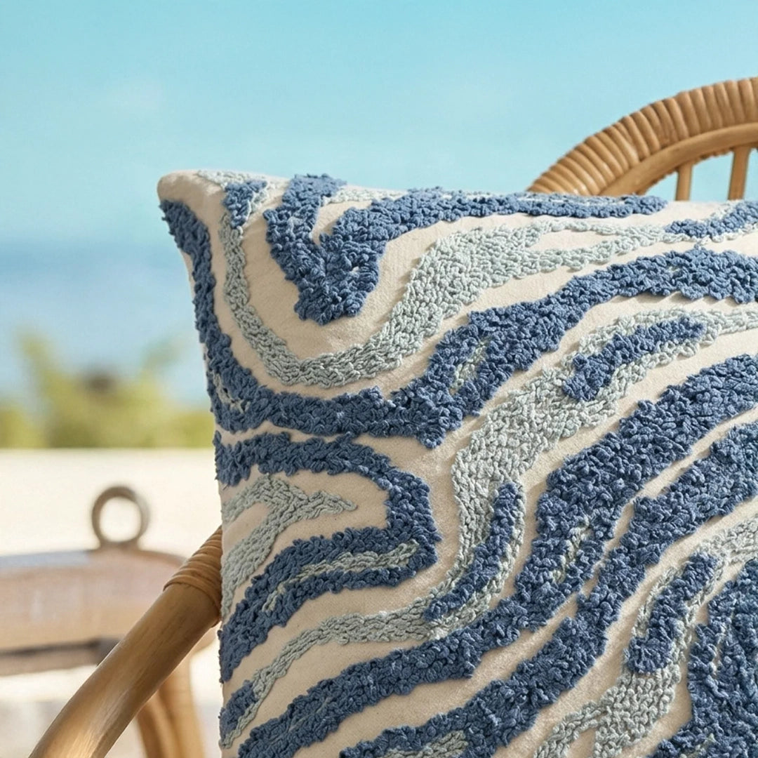 Cuscino 45x45 cm onde - Zante - Clodette
