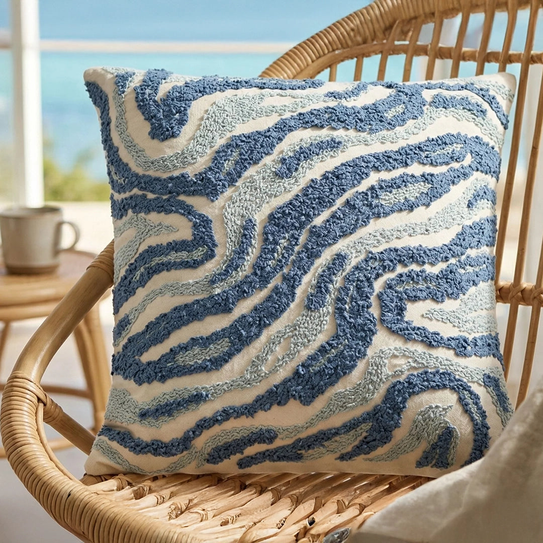 Cuscino 45x45 cm onde - Zante - Clodette