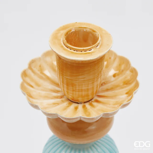 Portacandela Colormix H 35 Cm D 13 Cm Metallo Multicolor - EDG