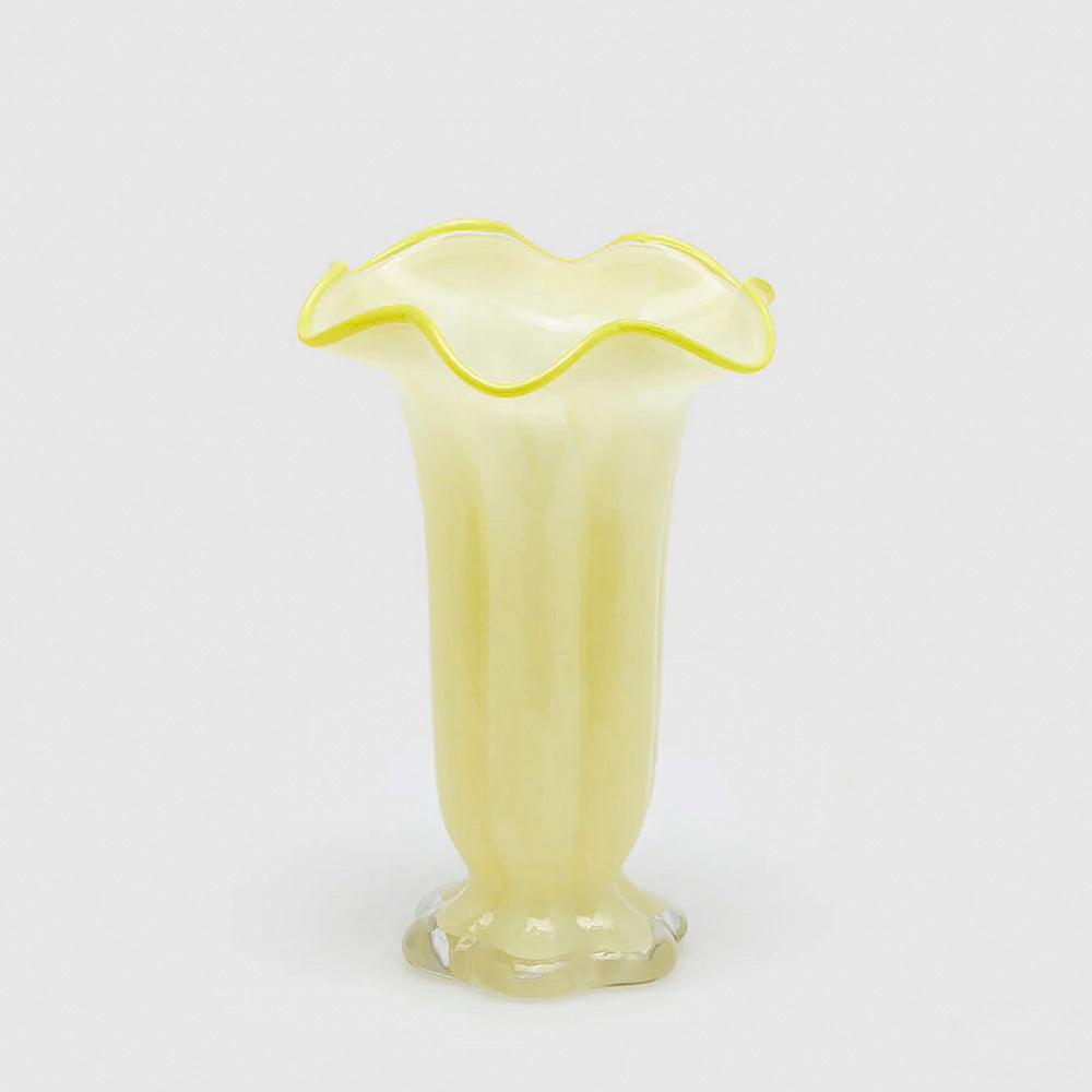 Vaso Campanula H.30 Cm D.19 Cm Giallo - EDG