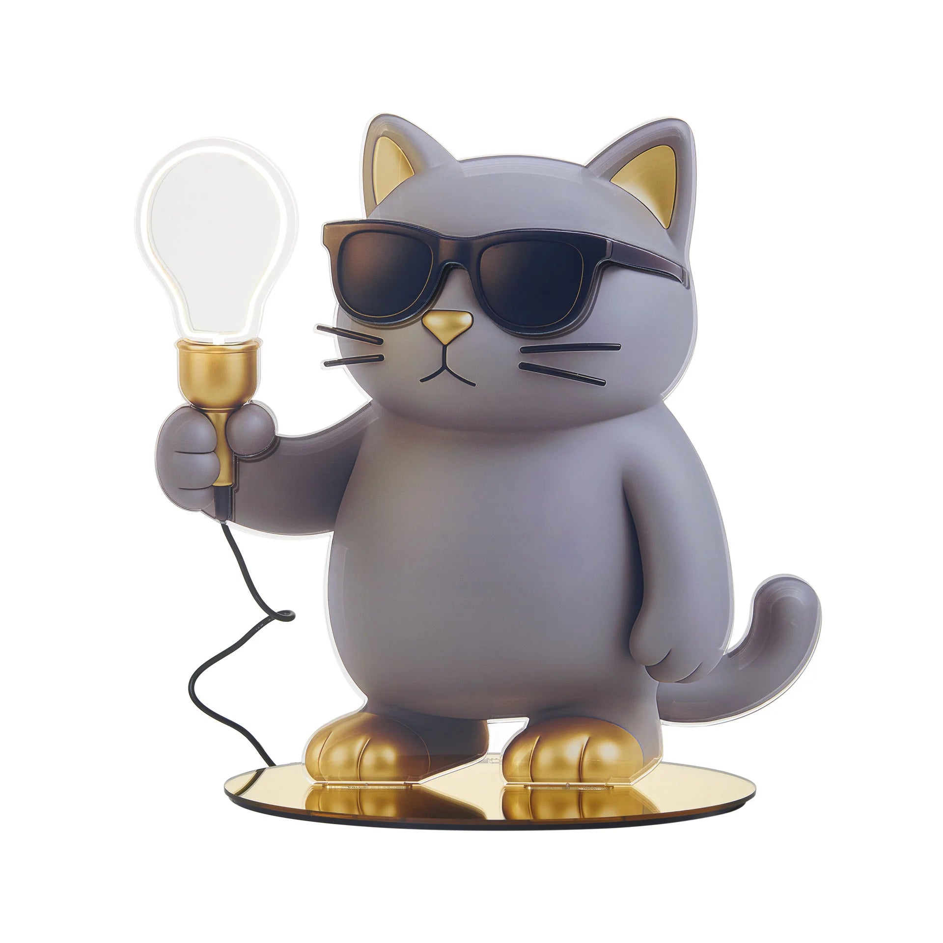 Lampada da Tavolo - UNO/GATTO - Collezione Lucepet - Linee Recanati