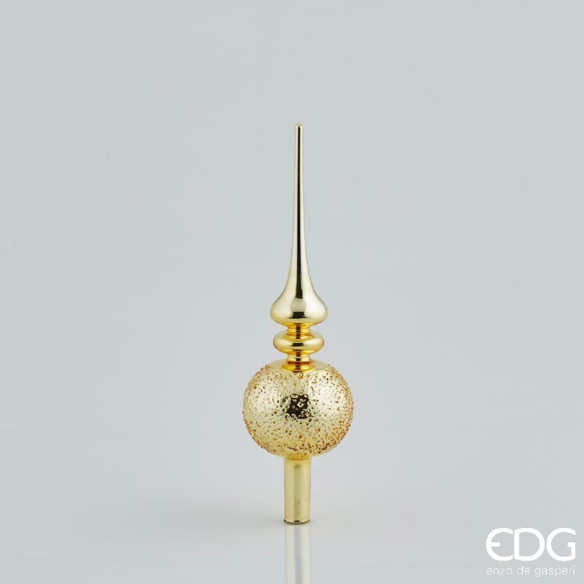 Puntale Oro in Vetro h. 31 cm - Enzo de gasperi