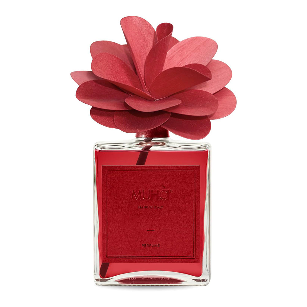 Profumatore per ambienti Flower Diffuser, Fragranza Melograno, Diffusore Ambiente con Fiore in Legno di Betulla in vari formati Muha