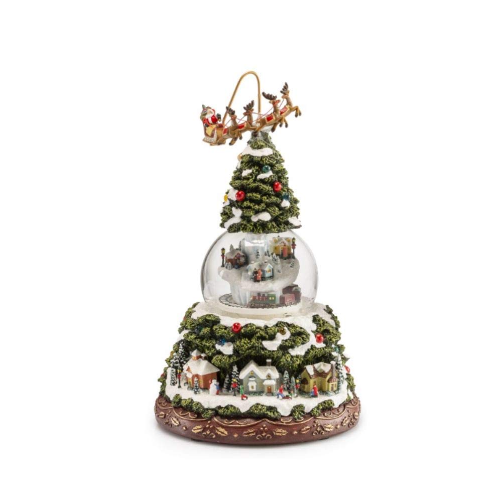 Carillon H34X19CM Paesaggio Illuminato E Melodia A BATTERIE Lamart