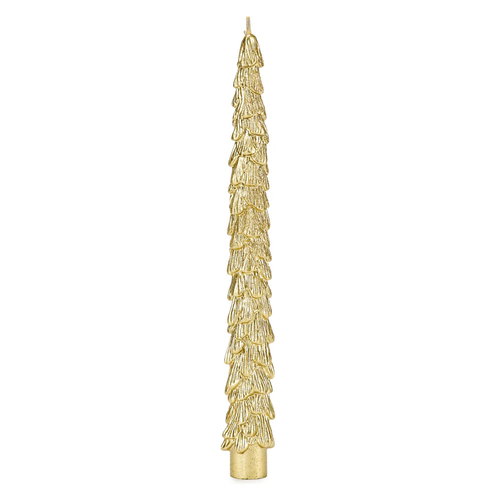Set 2 Pz Albero Oro Cm.12,5x25 Candles - Fade