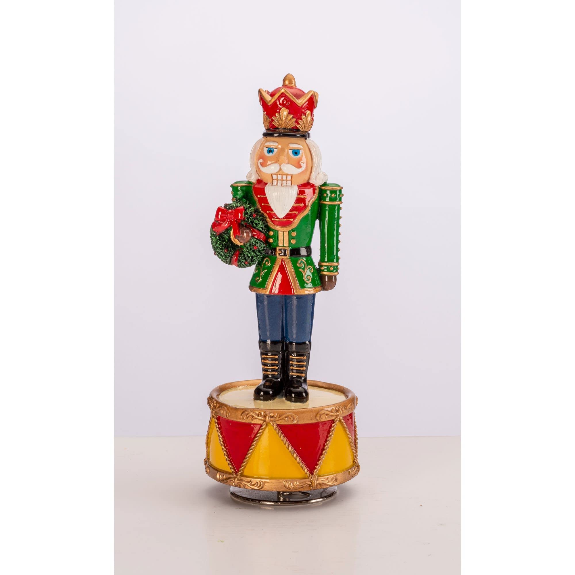 Soldatino Carillon con Movimento Resina 21 cm Decorazione Natale 1022144 Lamart