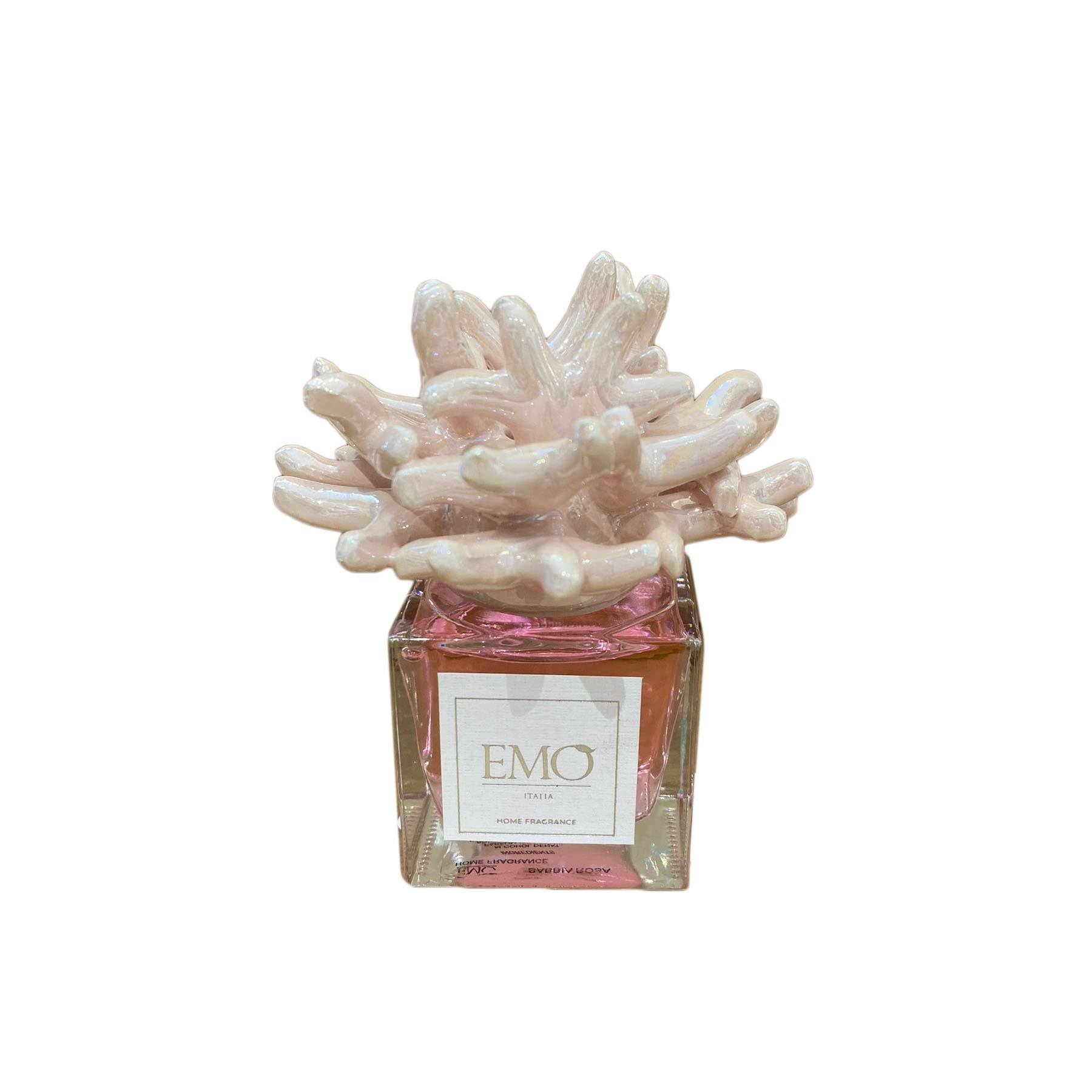 Profumatore con Corallo Rosa Profumo Ambiente con Bastoncini 50 ml Angelica Home Emo' Italia