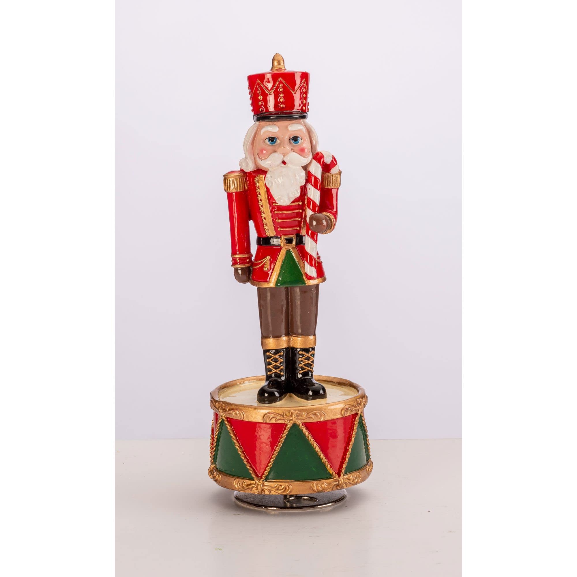 Soldatino Carillon con Movimento Resina 21 cm Decorazione Natale 1022145 Lamart
