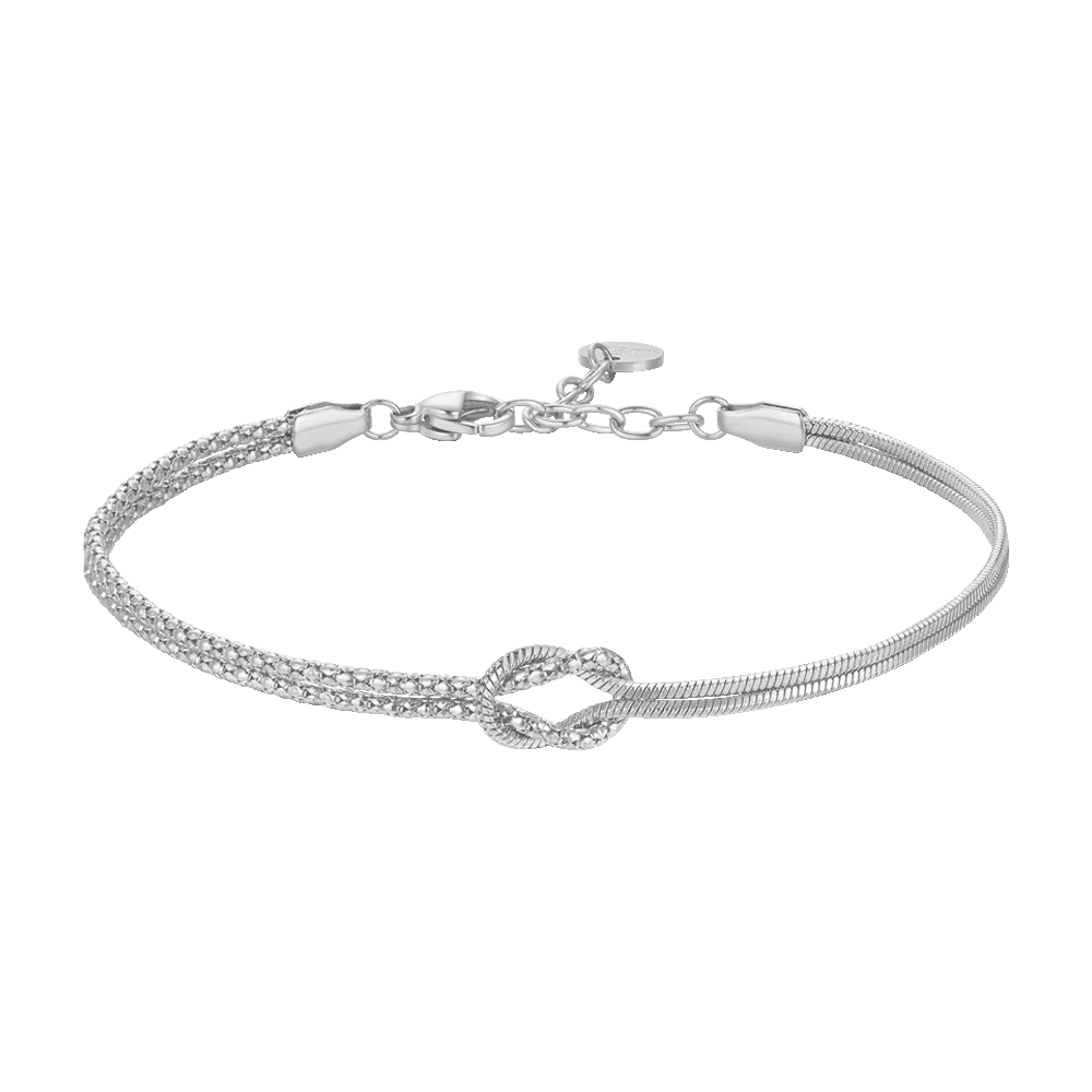 Bracciale uomo in acciaio con nodo - Luca Barra
