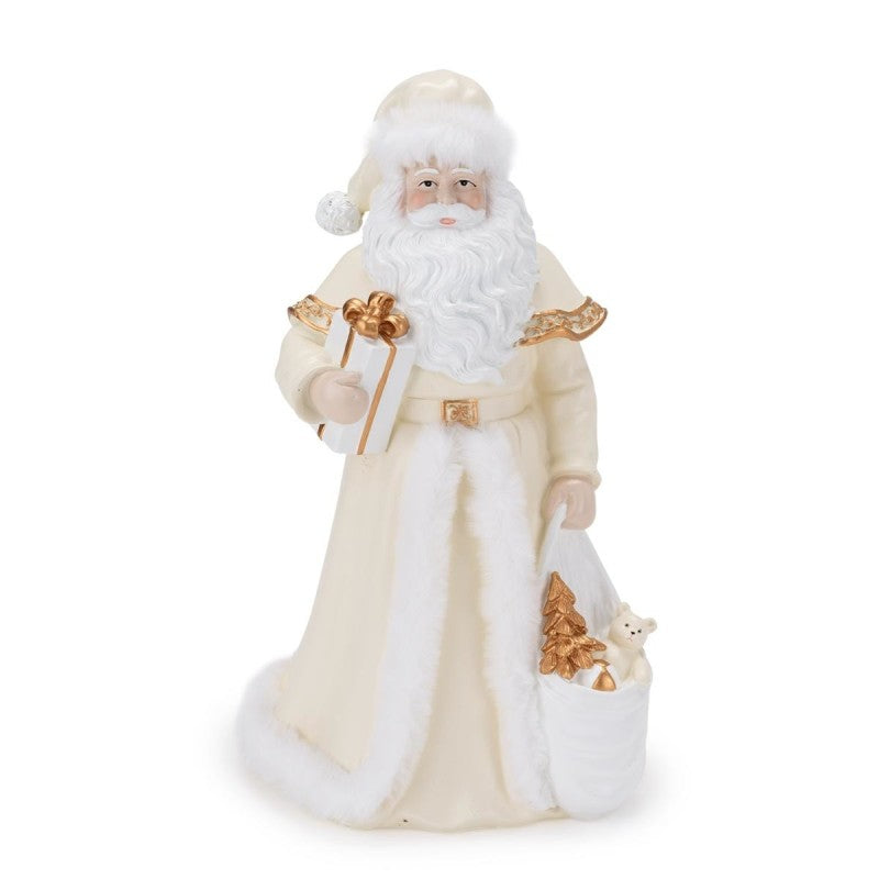 Babbo Natale H.31 cm. Bianco - Henriette