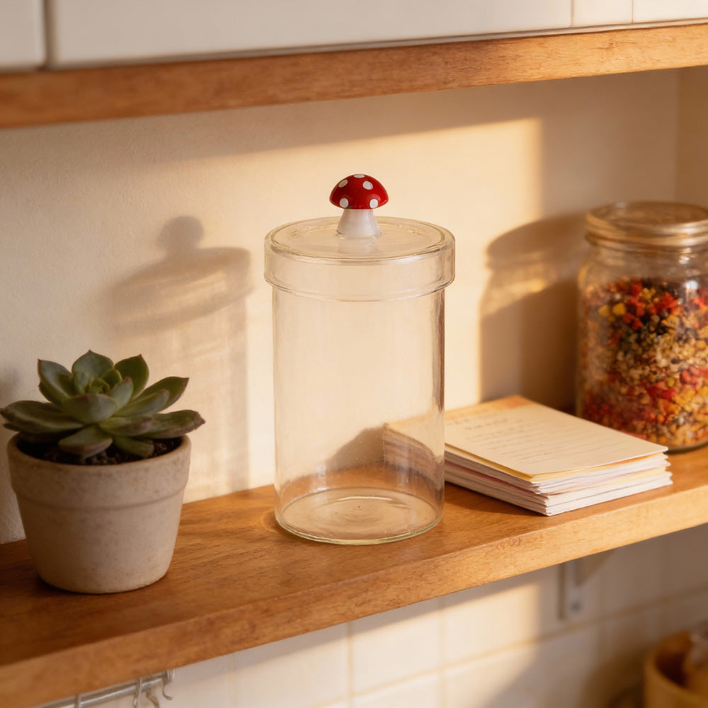 Barattolo Fungo ø10 H.19 Cm - Henriette