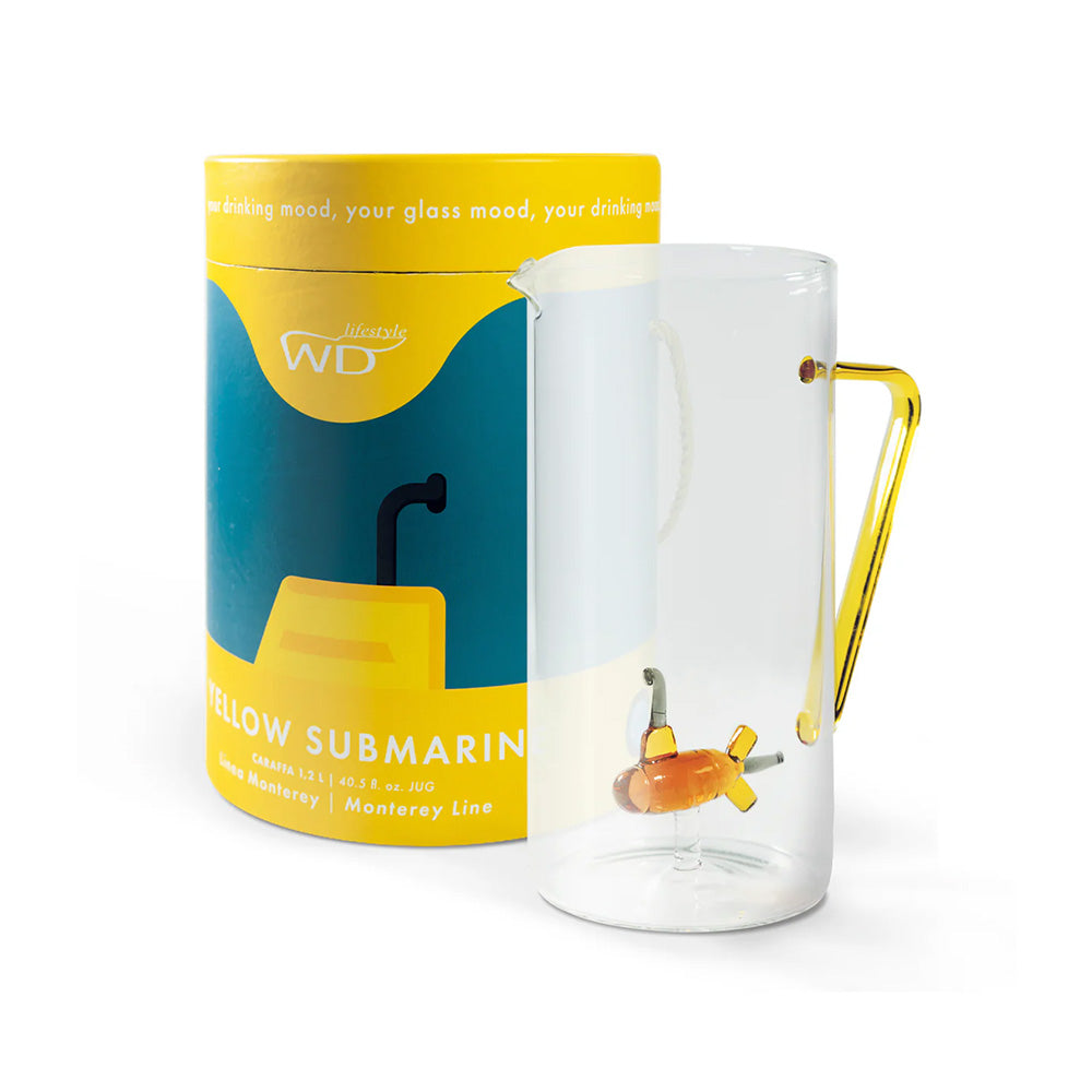 Brocca in Vetro Borosilicato Decoro Sottomarino 1.2 L - WD Lifestyle
