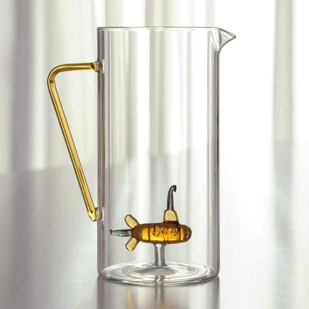 Brocca in Vetro Borosilicato Decoro Sottomarino 1.2 L - WD Lifestyle