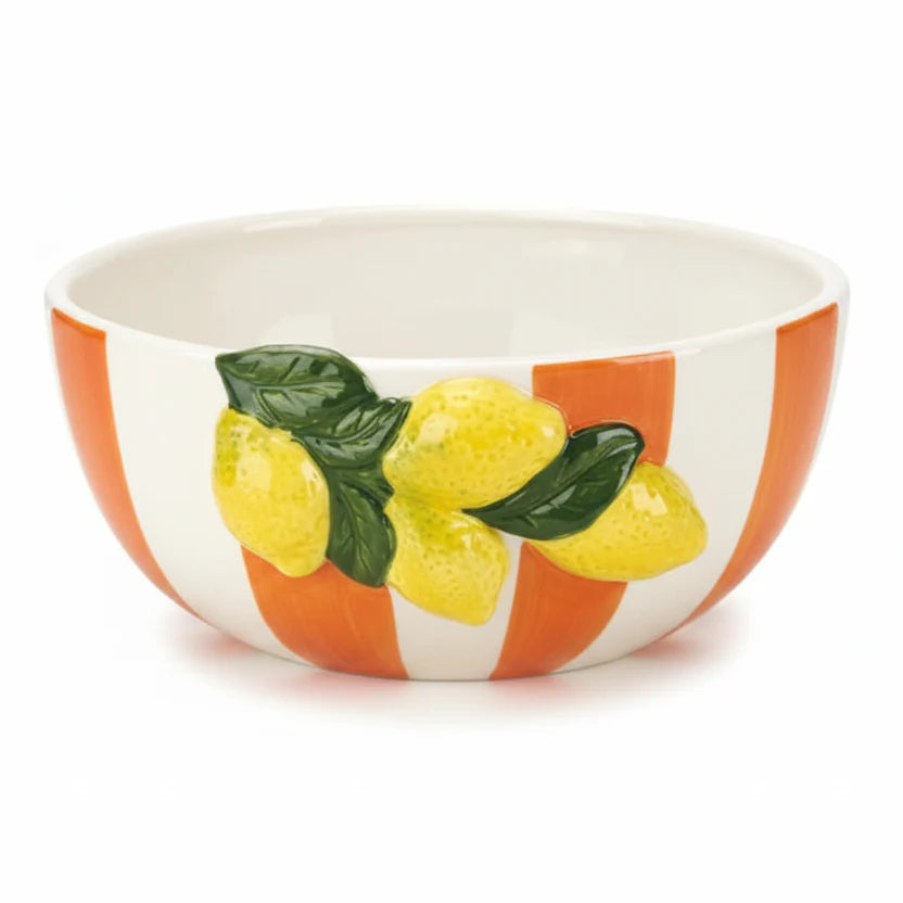 Insalatiera - Coppa Arancione Cm.24x22 Collezione Lemon - Fade