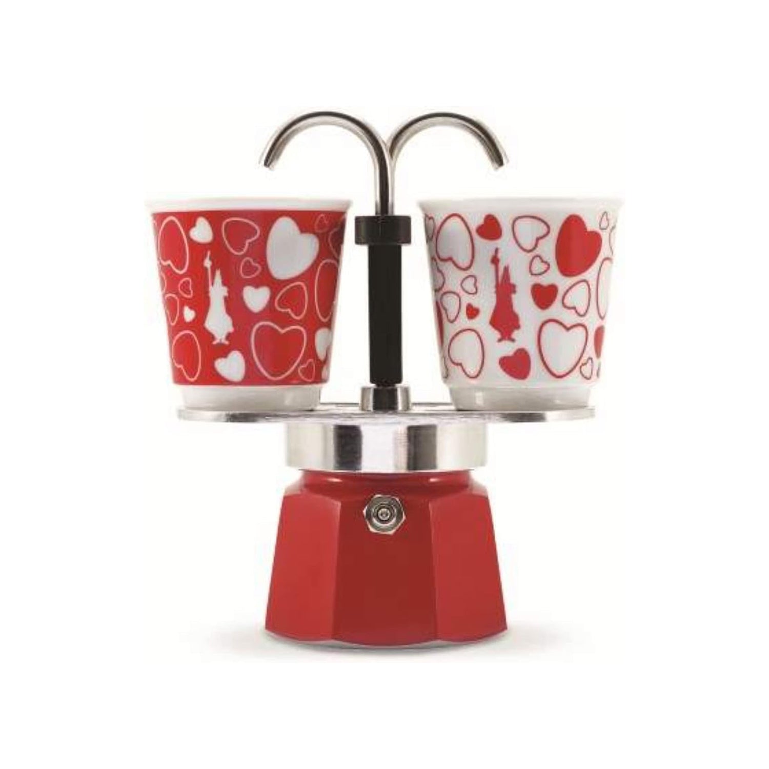 Set Mini Express Moka Cuori Con 2 Tazze - Bialetti