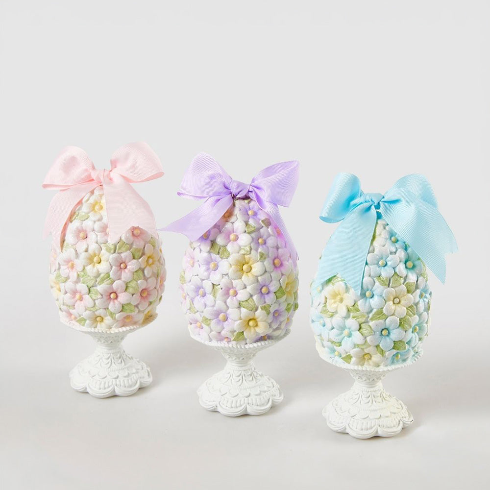 Decoro Uovo di Pasqua 3 Colori Assortiti - EDG