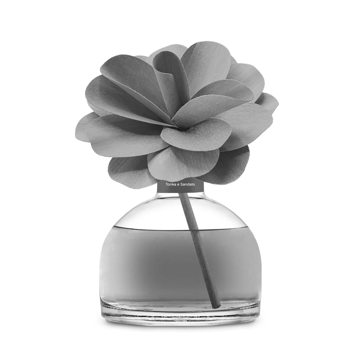 Profumatore per ambienti Flower Diffuser Tonka e Sandalo con Fiore in Legno di Betulla Muhà