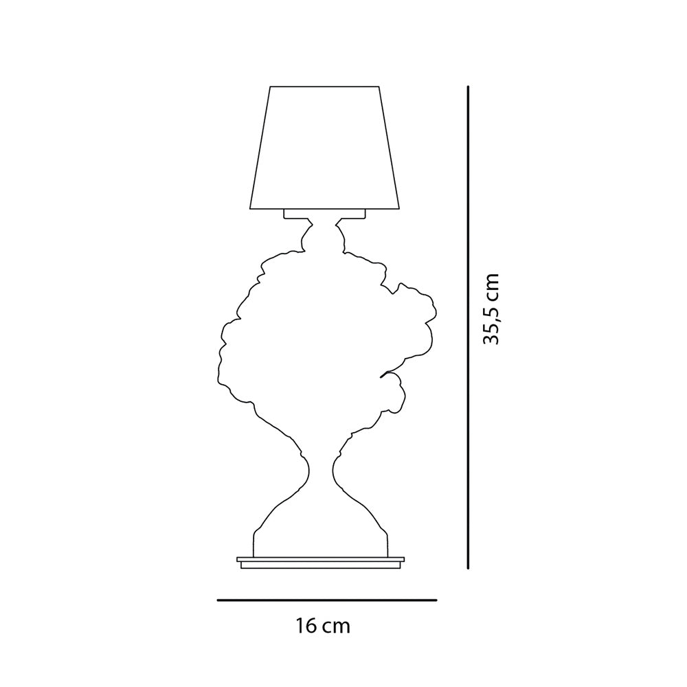 Lampada da Tavolo - TRE/CORALLO - Collezione Superlume - Linee Recanati