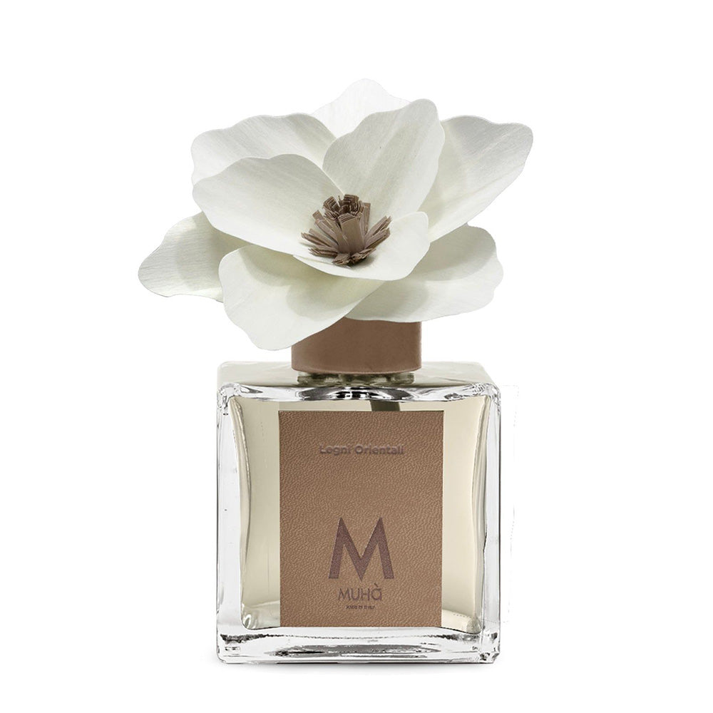 Profumatore per ambienti Magnolia Legni Orientali con Fiore in Legno di Betulla Muhà