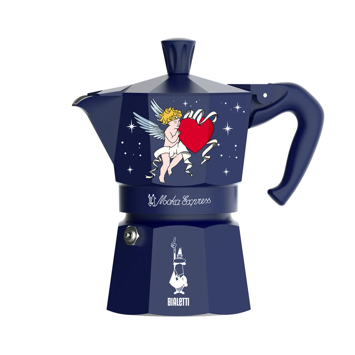 Moka Express 3 tazze blu cupido - Bialetti