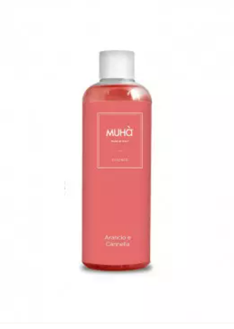 Ricarica per Diffusore, Profumatore per Ambiente, Fragranza Arancio e Cannella 200ml Muha