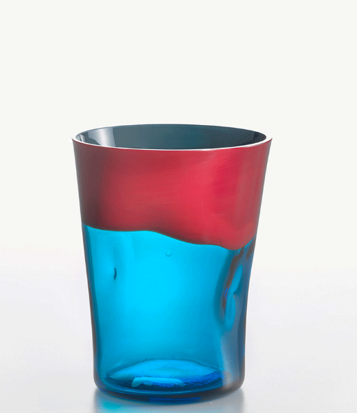 Bicchiere Vino Dandy Corallo Acquamarina Nason Moretti