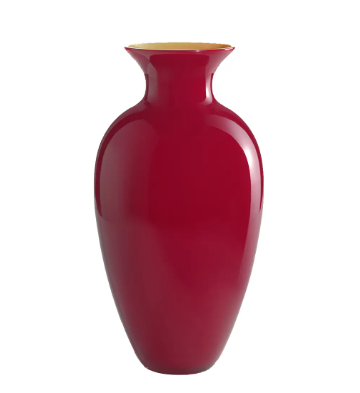 Vaso Antares rosso h41cm Nason Moretti