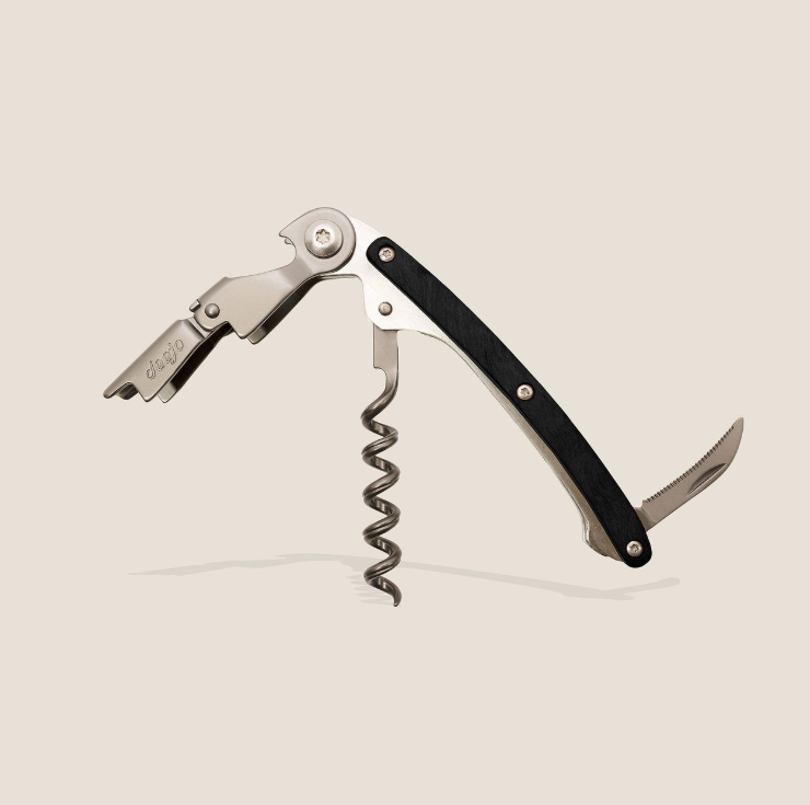 Waiter's knife Ebony wood Deejo
