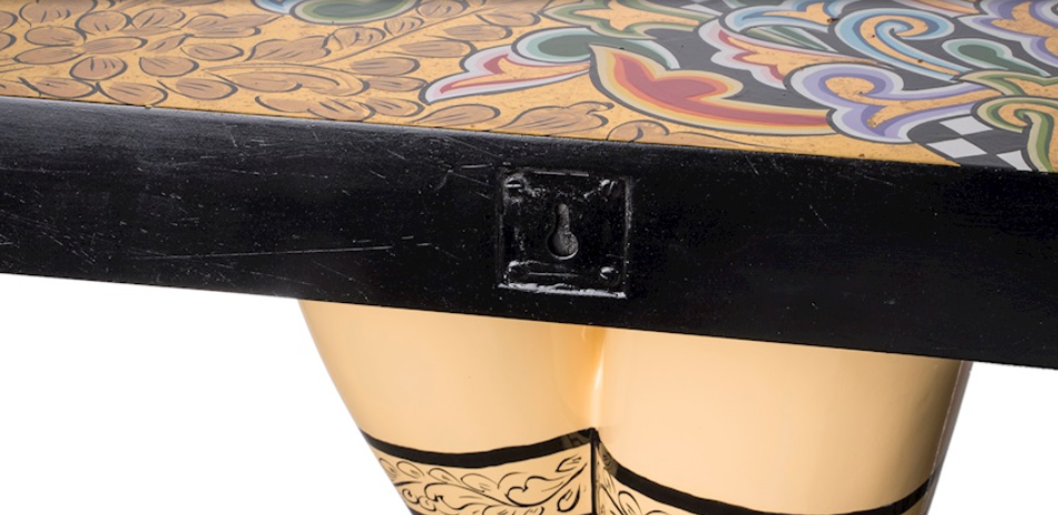 Console Table Lady's Legs dipinta a mano Tom's Drag