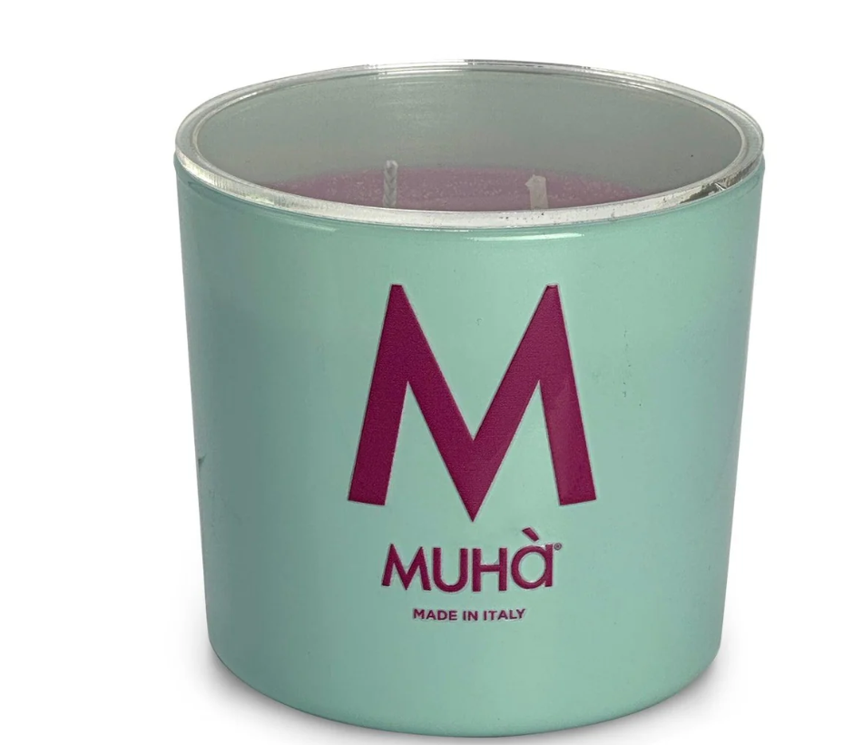 Candela profumata 270gr Cuoio e Frutti Muha
