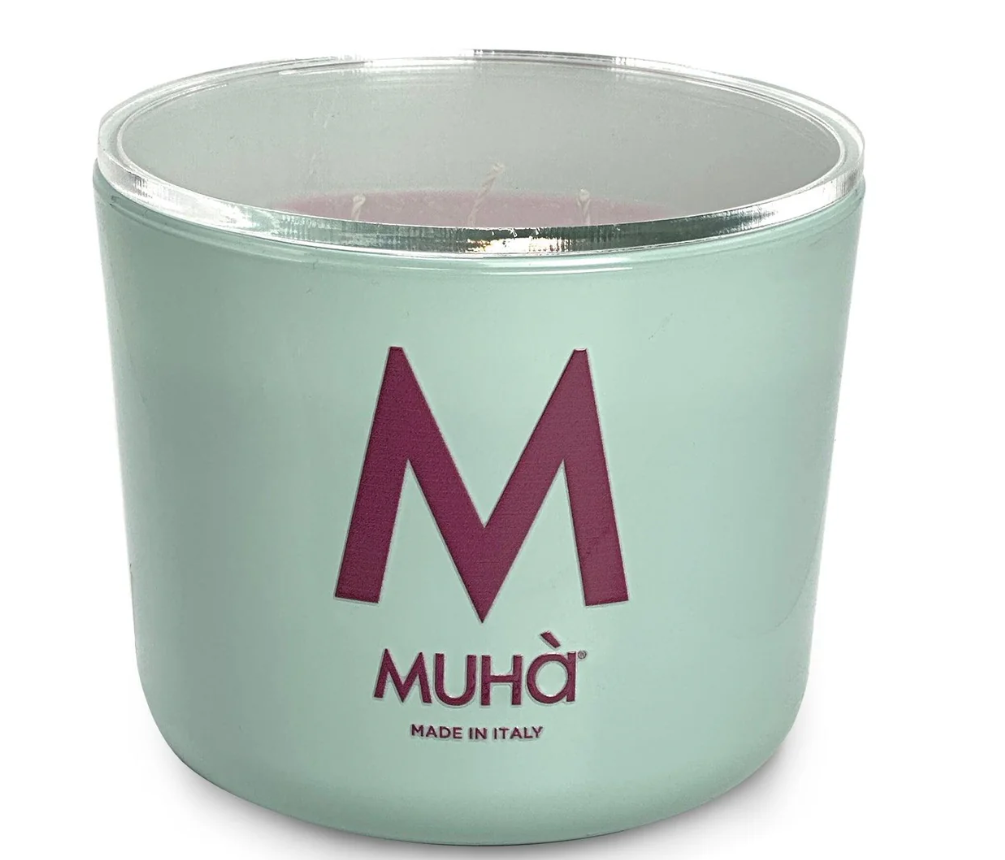 Candela profumata 500gr Cuoio e Frutti Muha