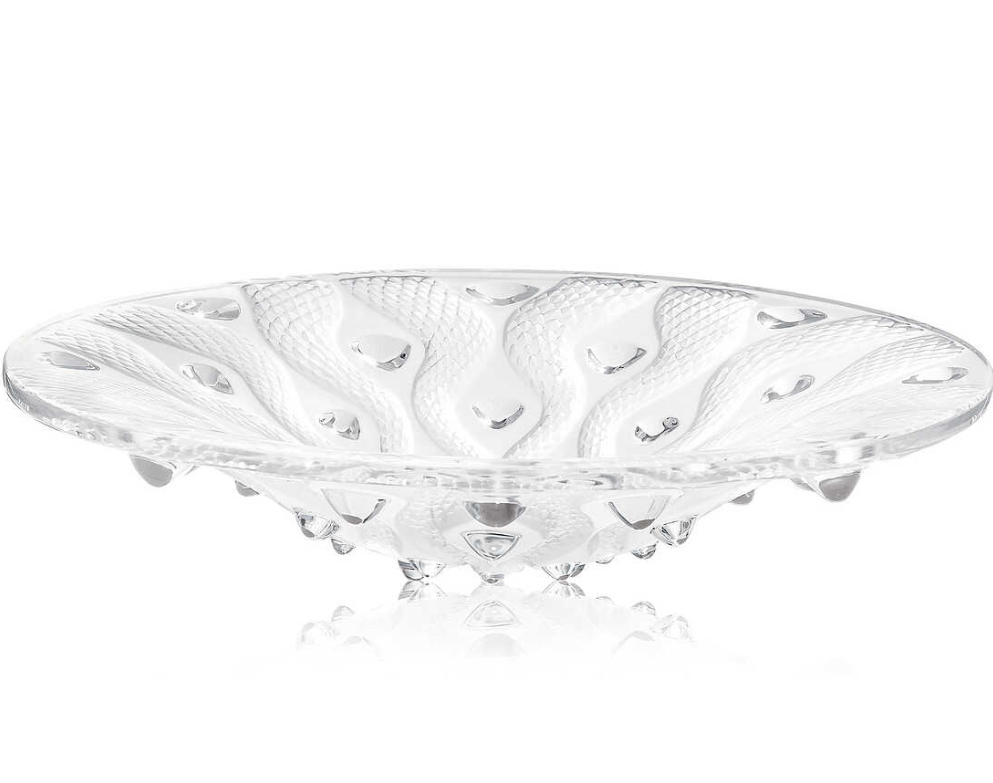 Coppa centrotavola Serpentine Lalique