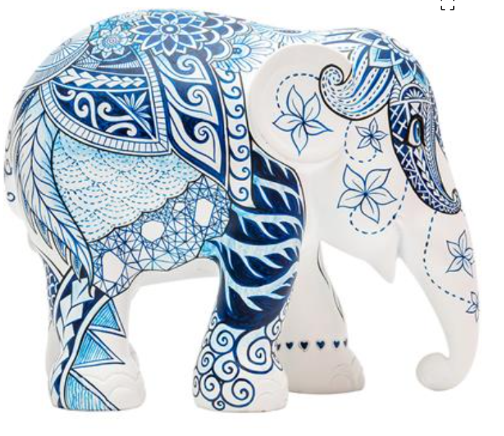 Elefante Tatoo Indigo H. 30cm Elephant Parade