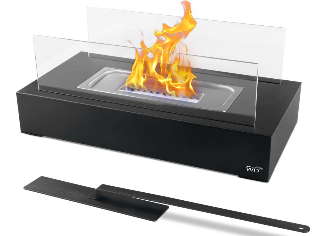 Caminetto a bioetanolo colore Nero WD Lifestyle