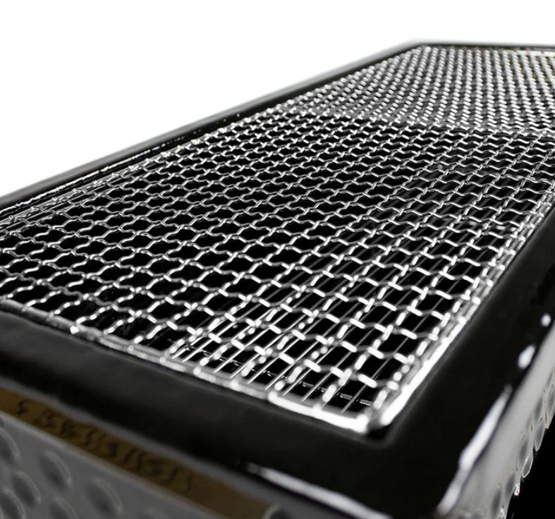 Grill da tavolo Large rettangolare, per 4-8 persone Yakiniku Shichirin