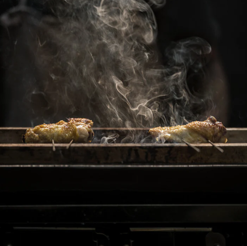 Grill da tavolo Large rettangolare, per 4-8 persone Yakiniku Shichirin