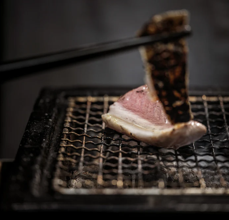 Grill da tavolo Large rettangolare, per 4-8 persone Yakiniku Shichirin