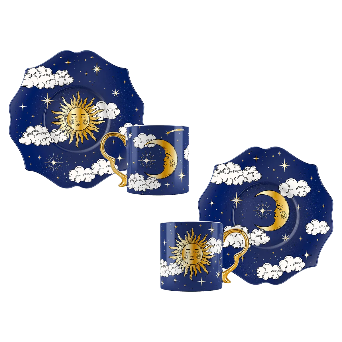 Set 2 tazzine sole e luna - Cielo Stellato - Bialetti
