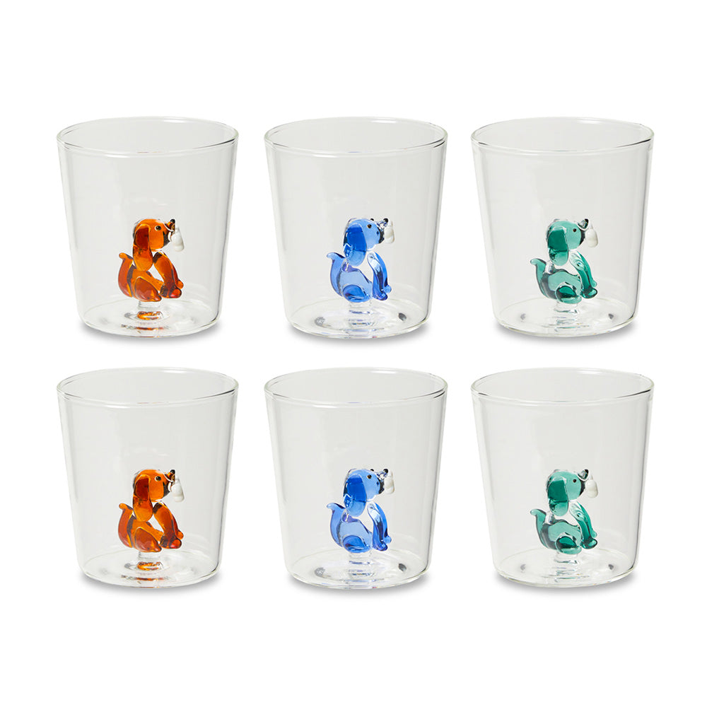 Set 6 Bicchieri Dog - Henriette