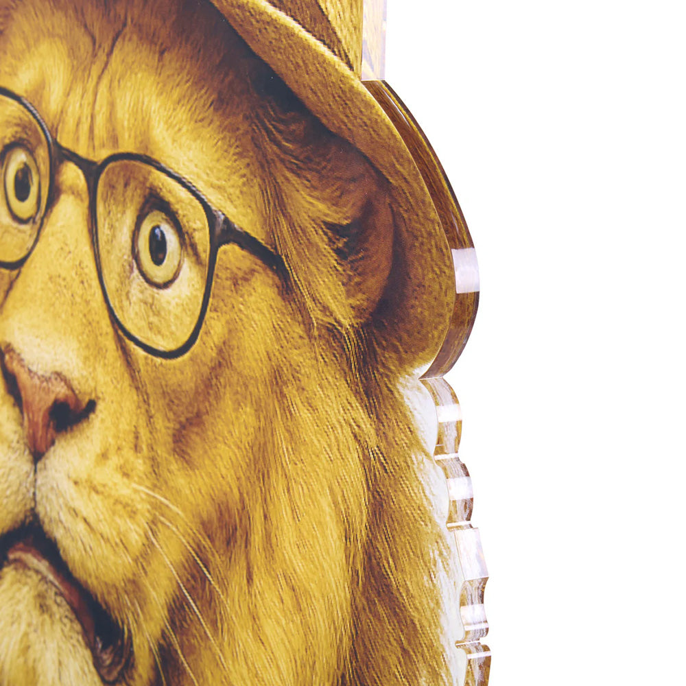 Specchio Animale Leone - QUATTRO/PROF L - Collezione Zoom - Linee Recanati