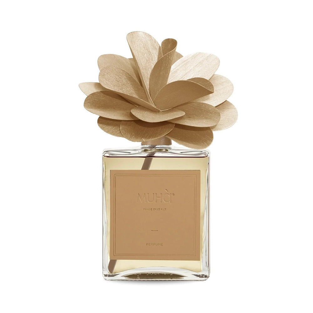 Profumatore per ambienti Flower Diffuser, Fragranza Vaniglia e Ambra Pura, Diffusore Ambiente con Fiore in Legno di Betulla in vari formati Muha