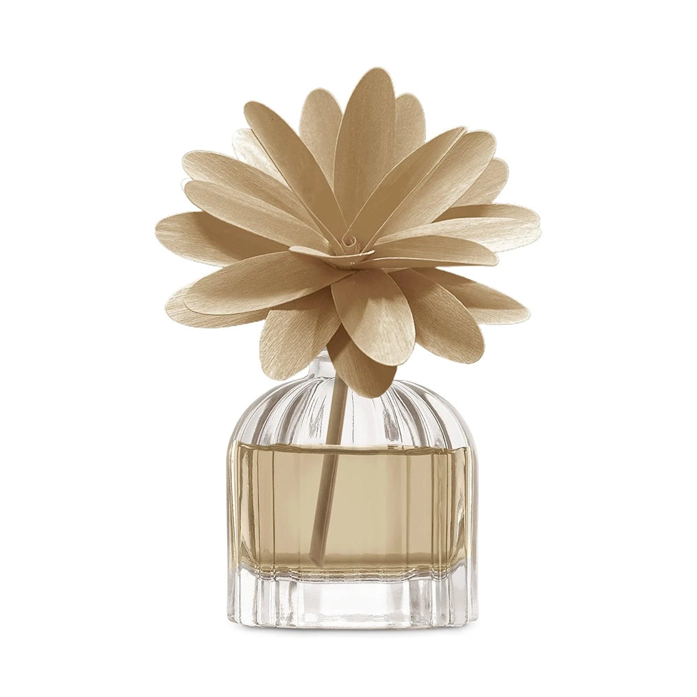 Profumatore per ambienti Flower Diffuser, Fragranza Vaniglia e Ambra Pura, Diffusore Ambiente con Fiore in Legno di Betulla in vari formati Muha