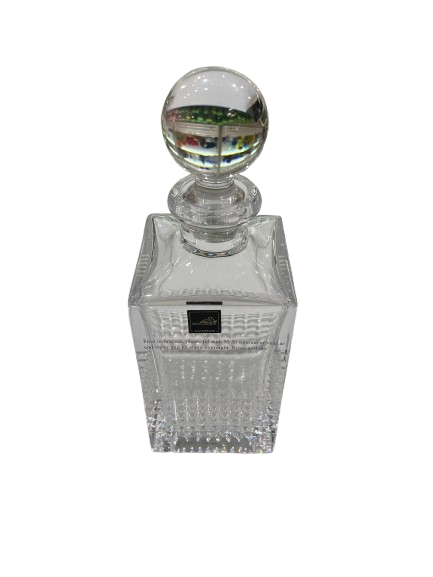 Bottiglia Whiskey cristallo H.27cm Rogaska