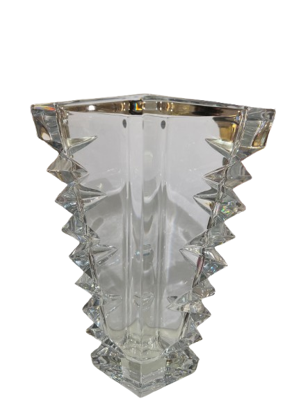 Vaso in cristallo H.25.5cm Rogaska