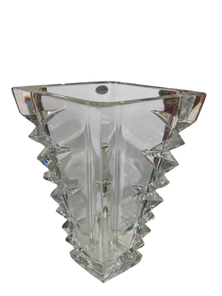 Vaso in cristallo H.25.5cm Rogaska