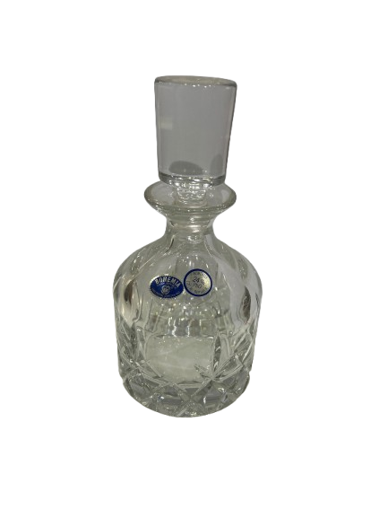 Bottiglia Whiskey in cristallo H.18cm Collevilca