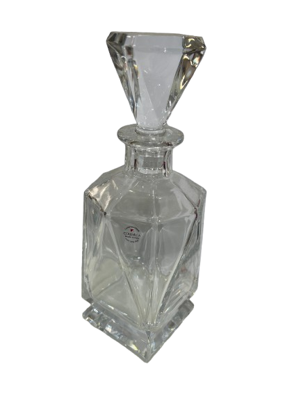 Bottiglia Whiskey in cristallo H.24.5cm Collevilca